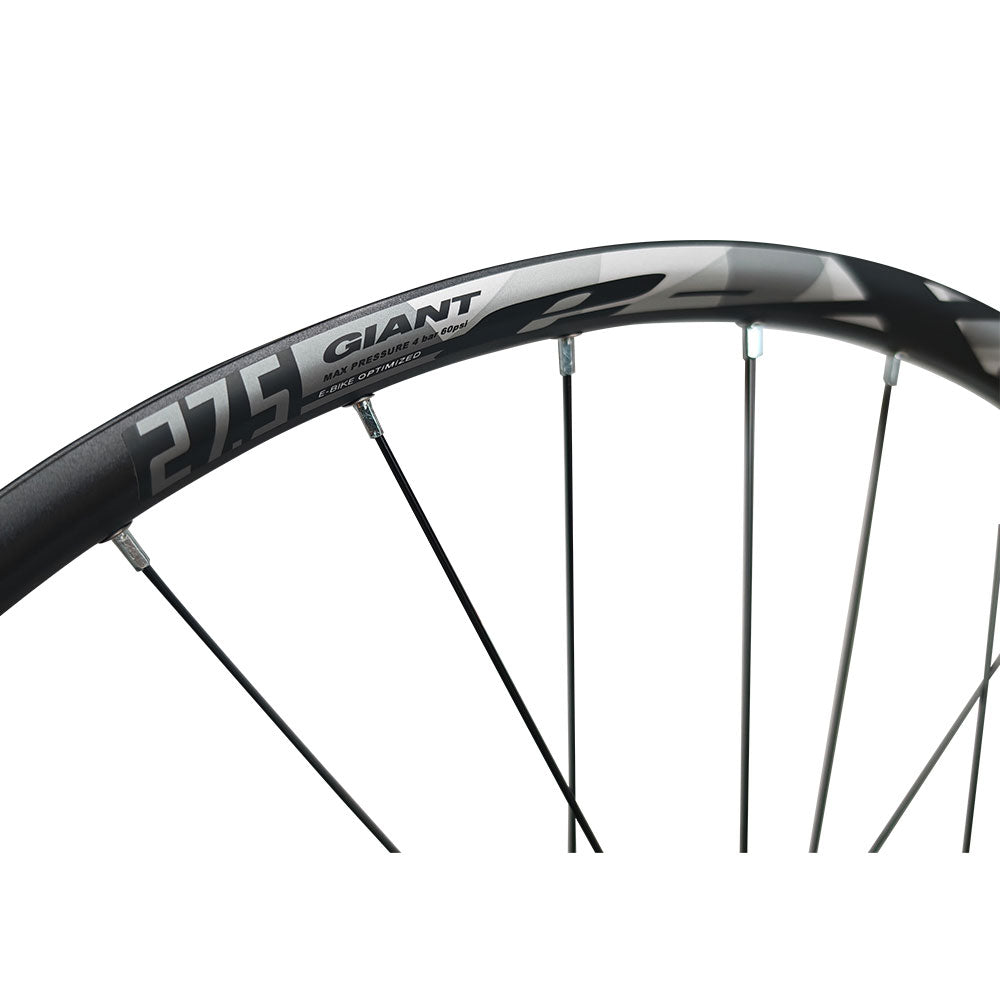 Giant XC2 27.5” MTB Wheel Set – 6-Bolt Disc – QR – 25mm Rim – Tubeless Compatible – 7–11 Speed