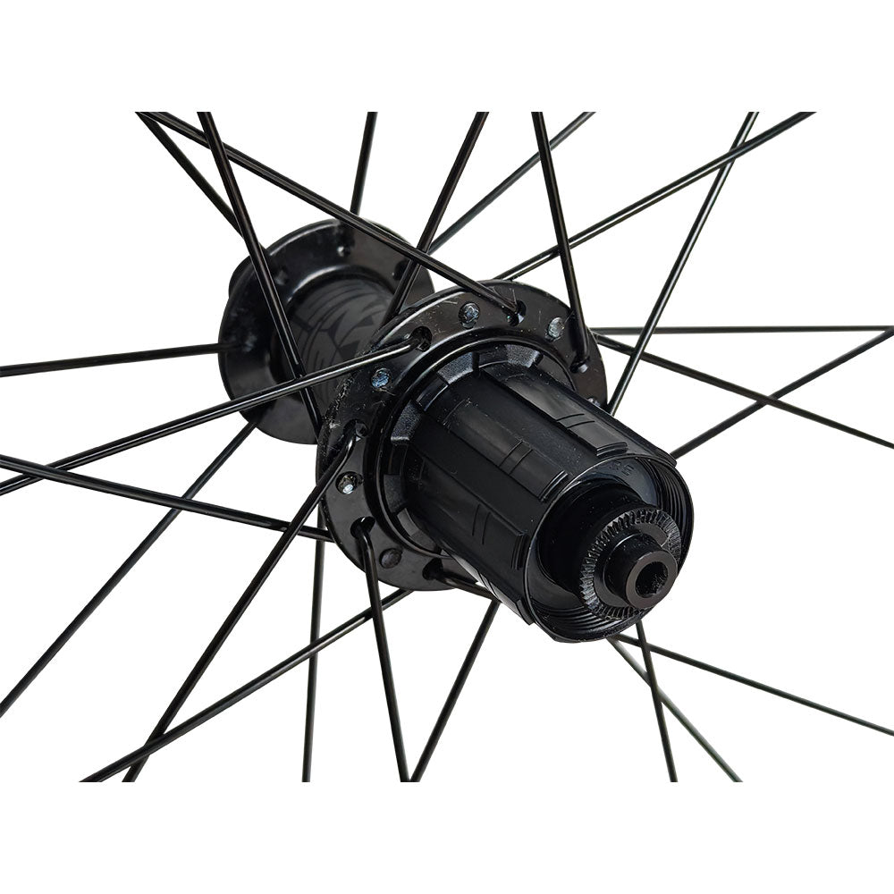 QR 700c Road Racing Bike Wheel Set 8/9/10/11 Speed - Taiwan Sealed Bearings Hubs - High Strength 4D Aero-Dynamic Sleeved Rims - Tubeless Compatible - Super Lightweight 1700g