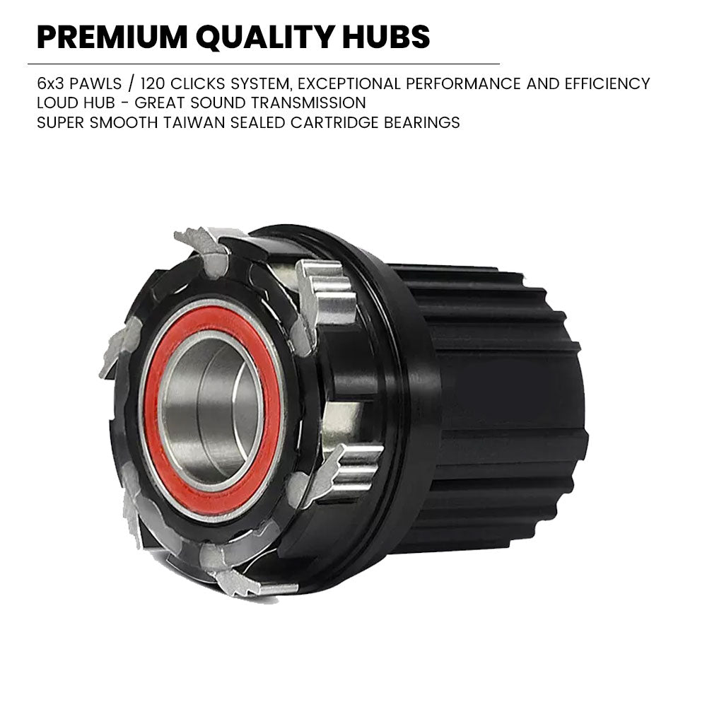 HIGH END - (12x148mm/15x110mm) BOOST THRU AXLE 29" 29er (ETRTO 622x30) Mountain MTB E-Bike Specific Wheelset 8/9/10/11/12 Speed - HG / SRAM XD / Shimano Microspline - Pillar PSR Spokes - Super High Strength 4D Rims - Tubeless Compatible