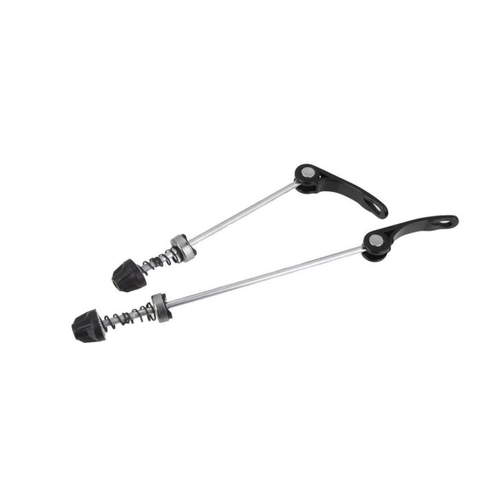 QR 700c 28" (ETRTO 622x19) Hybrid Bike Wheel Set 7/8/9/10 Speed - Rim & Disc Brake Compatible - Sealed Bearings Hubs - Double Wall Rims - 32x Black Spokes