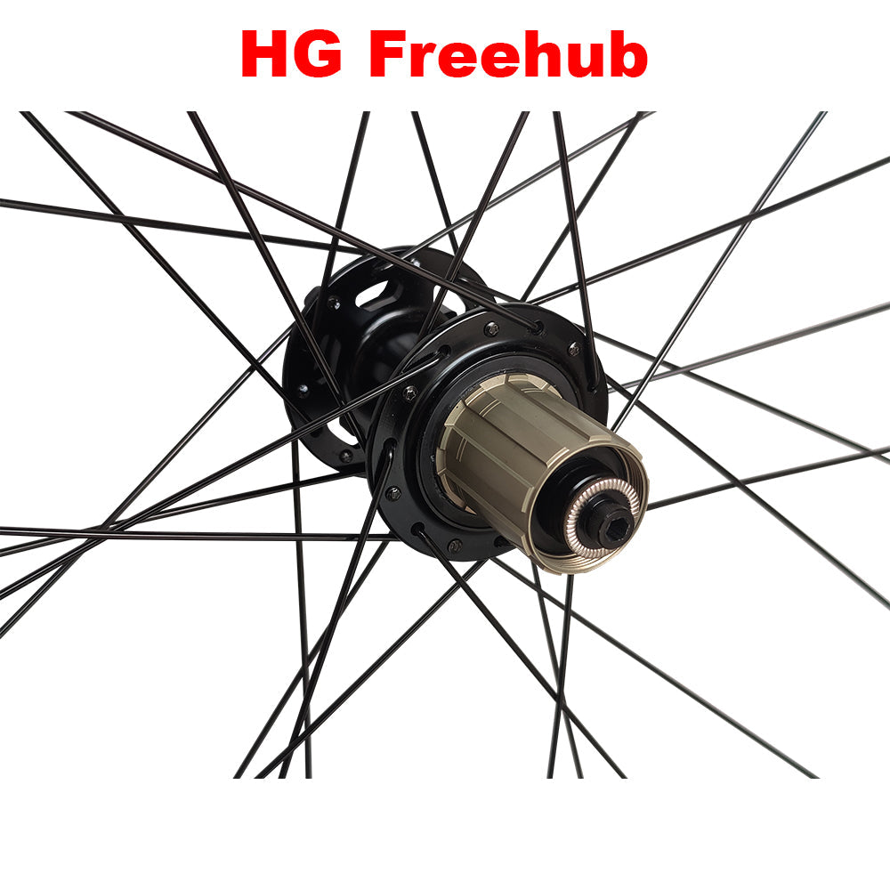 QR / THRU AXLE 700c (ETRTO 622x20) Road Hybrid CX Cyclocross Gravel Bike DISC BRAKE REAR Wheel 8/9/10/11/12 Speed - HG / SRAM XD XDR - 6x Pawls Taiwan Sealed Bearings Hub - DT Swiss Champion Spokes - Tubeless Compatible - Lightweight 950g