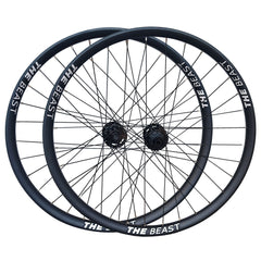 HIGH END - (12x148mm/15x110mm) BOOST THRU AXLE 27.5" 650B (ETRTO 584x30) Mountain MTB E-Bike Specific Wheelset 8/9/10/11/12 Speed - HG / SRAM XD / Shimano Microspline - Pillar PSR Spokes - Super High Strength 4D Rims - Tubeless Compatible