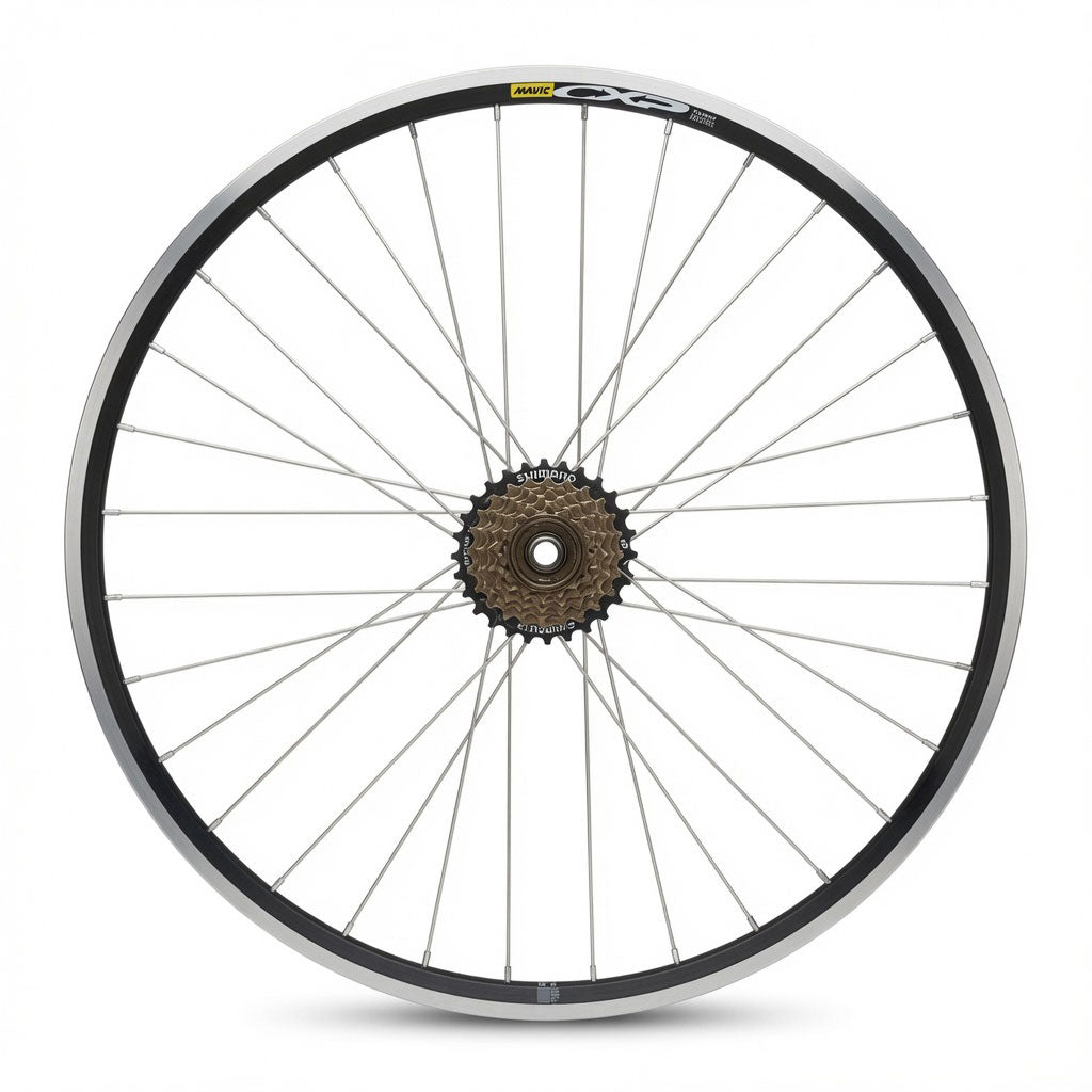 Mavic CXP 700c Road Rear Wheel – Rim Brake – QR – 15mm Rim – 6/7/8 Speed Freewheel