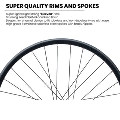700c Road / Gravel / CX / Hybrid Rear Wheel – 6-Bolt Disc – QR / Thru Axle – 18mm Rim – Tubeless Compatible – Performance Hub – HG / XDR – 8–12 Speed – 935g