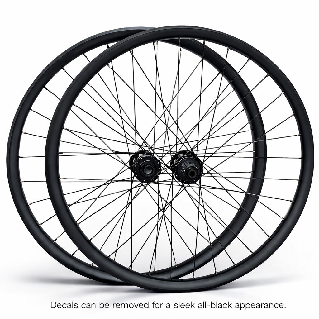 29” MTB / E-Bike Wheel Set – 6-Bolt Disc – 15×110 Boost Front / 12×148 Boost Rear – 30mm Rim – Tubeless Compatible – Performance Hubs – HG / XD / Microspline – 8–12 Speed