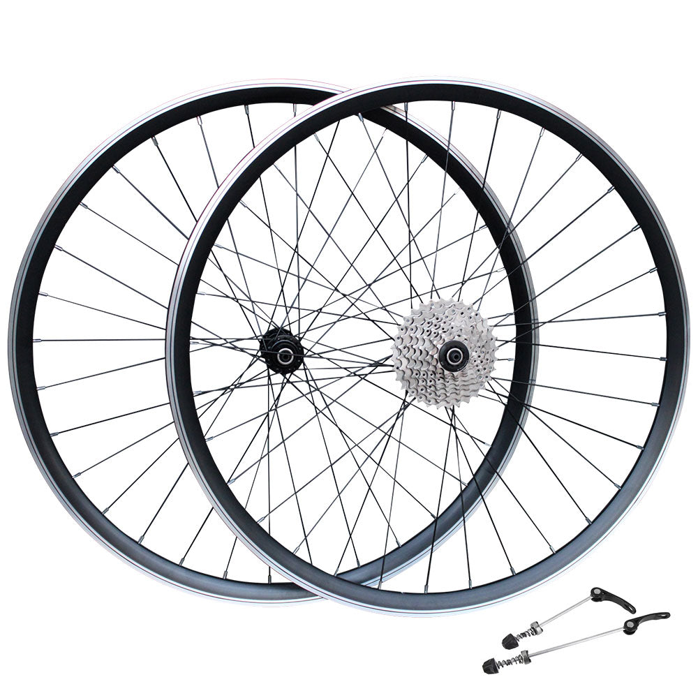 QR 700c (ETRTO 622x15) Road Racing Bike 7/8/9/10 Speed Wheel Set