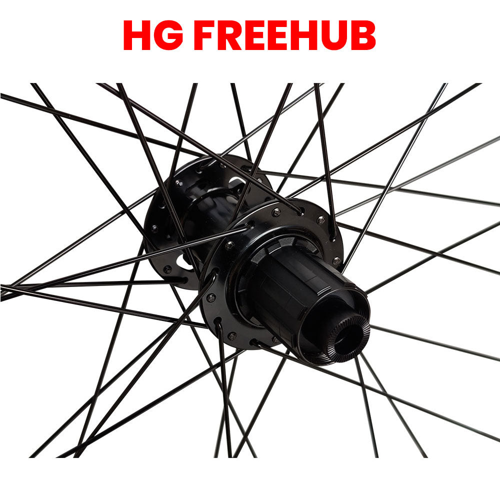700c Road / Gravel / CX / Hybrid Rear Wheel – 6-Bolt Disc – QR / Thru Axle – 18mm Rim – Tubeless Compatible – Performance Hub – HG / XDR – 8–12 Speed – 935g