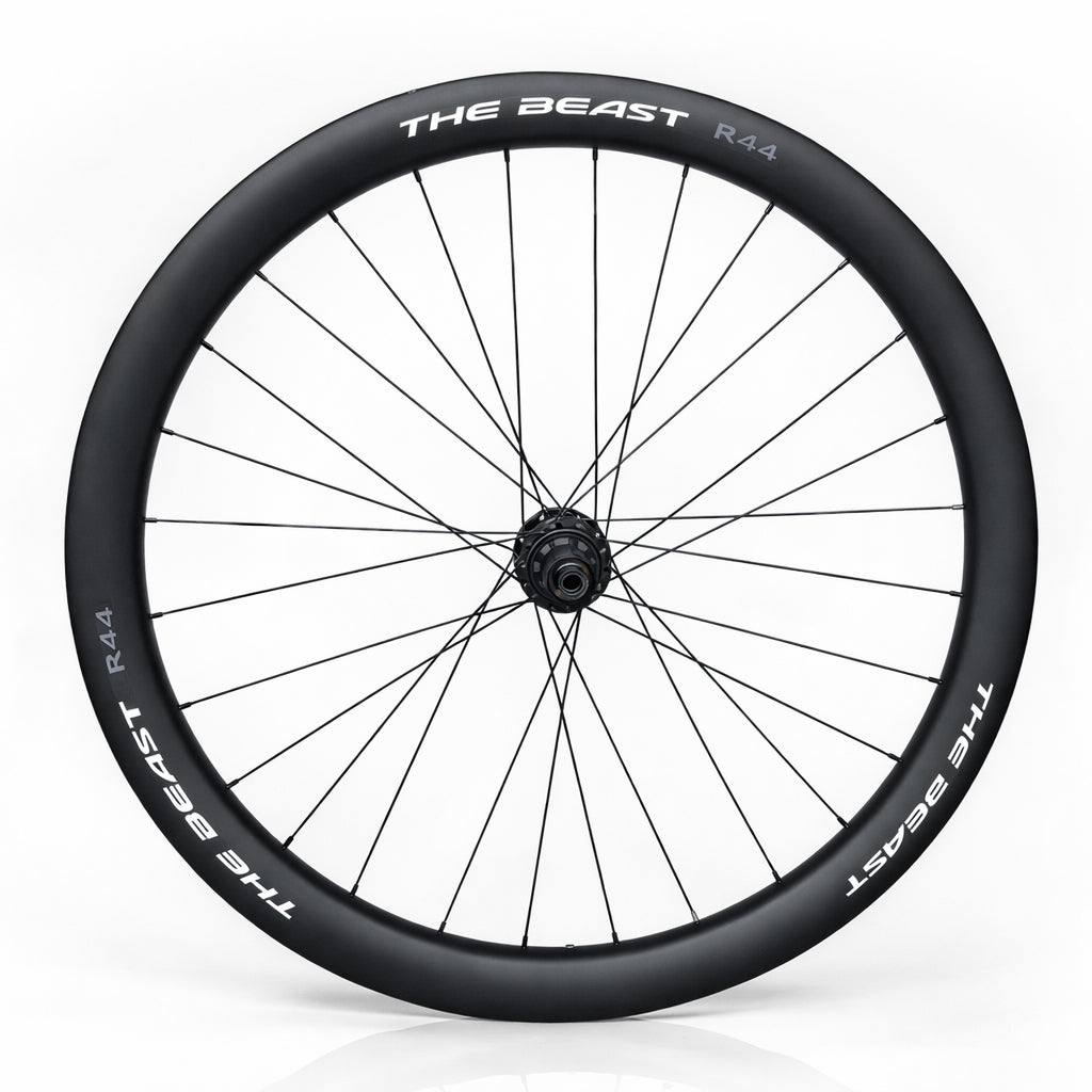 CARBON FIBRE 700c Road Rear Wheel – Center Lock Disc – QR / Thru Axle – 22mm Rim – Tubeless Compatible – Performance Hubs – HG / XDR / Microspline – 8–12 Speed - 795g