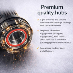 700c Road Rear Wheel – Center Lock Disc – QR / Thru Axle – 21mm Rim – Tubeless Compatible – Performance Hubs – HG / XDR / Microspline – 8–12 Speed – 810g