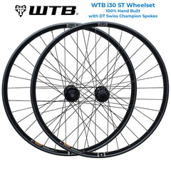 WTB ST i30 (BOOST THRU AXLE 12x148mm/15x110mm) 27.5" 650b (ETRTO 584x30) MTB Bike Wheelset 10/11/12 Speed - HG / Shimano Micro Spline / SRAM XD - 6x Pawls Premium Taiwan Sealed Bearings Hubs - DT Swiss Spokes - Tubeless Compatible