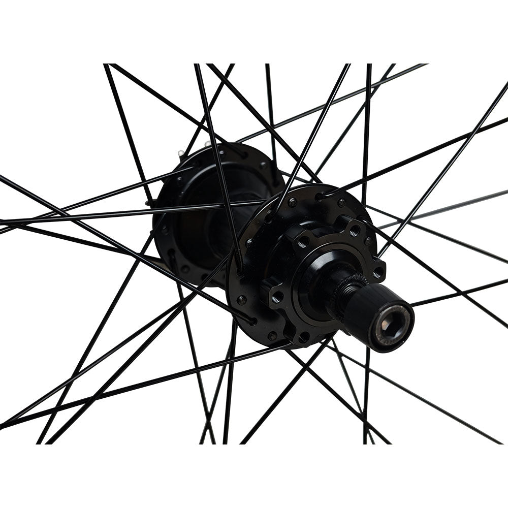 26” MTB / Dirt Jump Wheel Set – 6-Bolt Disc – 20×110 Front / 10×135 Rear – 25mm Rim – Tubeless Compatible – Performance Hubs – Single Speed