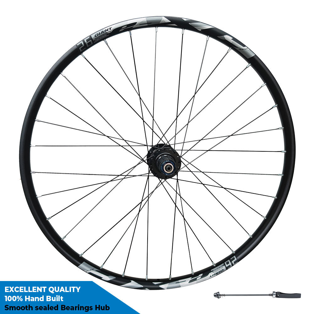 Giant XC2 QR 26" (ETRTO 559x25) MTB Mountain Bike DISC BRAKE REAR Wheel 7/8/9/10/11 Speed - Sealed Bearings (6 Bolt) Disc Hub - Tubeless Compatible