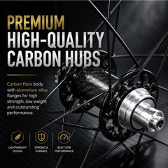 700c Fixie / Fixed / Single Speed Wheelset – Rim Brake – Bolt-On Axle – 15mm Rim – Tubeless Compatible – Carbon Flip-Flop Hub – 1650g