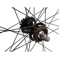 700c Fixie / Fixed / Single Speed Wheel Set – Rim Brake – Bolt-On Axle – 15mm Rim – Flip-Flop Hub
