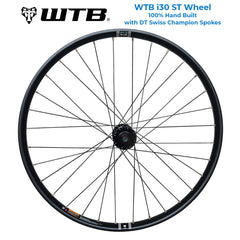 WTB ST I30 (BOOST THRU AXLE 15X110mm) 29" 29er (ETRTO 622x30) MTB Mountain Trail Enduro Downhill Bike Front Wheel - Premium Taiwan Sealed Bearings Hub - DT SWISS Champion Spokes - Tubeless Compatible