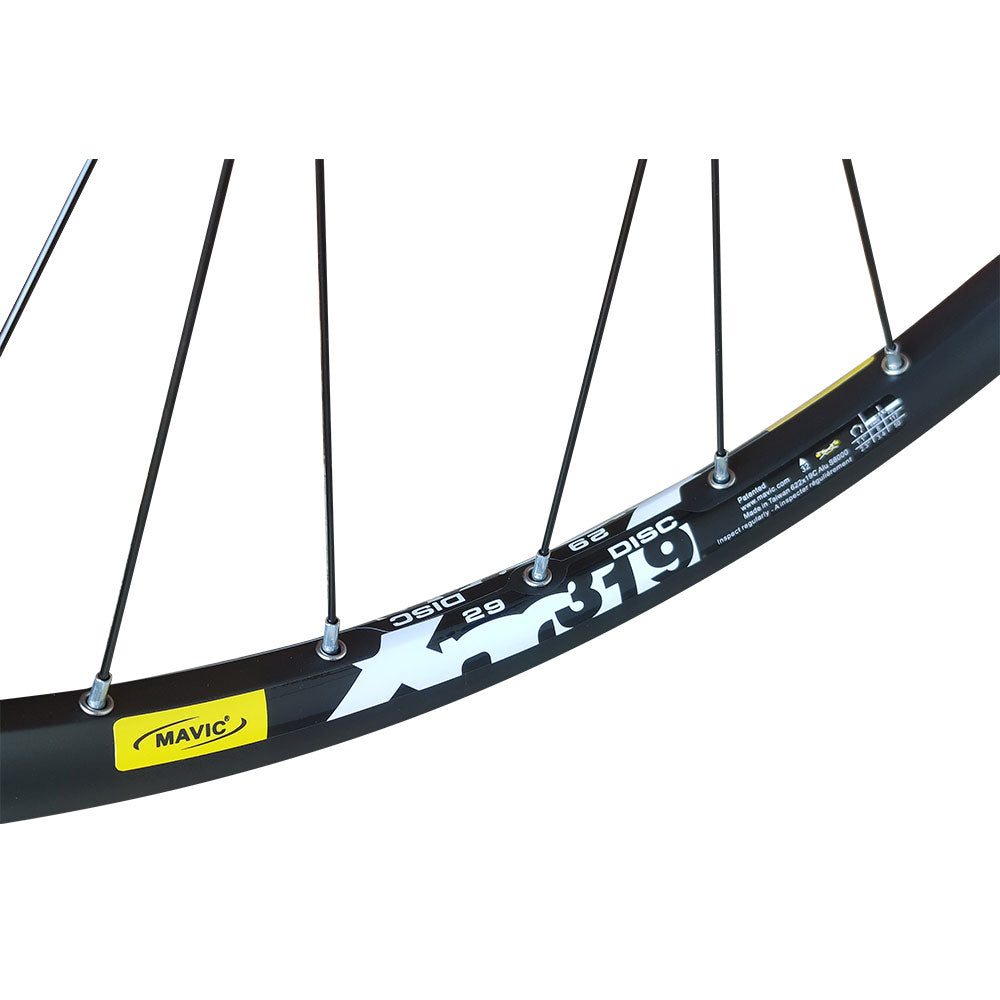 Mavic XM319 29” MTB Rear Wheel – 6-Bolt Disc – QR – 19mm Rim – 7–10 Speed