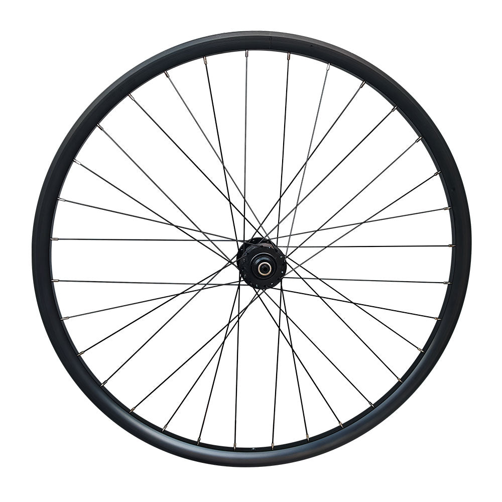 700c Hybrid / CX / Gravel Front Wheel – 6-Bolt Disc – QR / Thru Axle – 25mm Rim – Tubeless Compatible – Performance Hub – 995g