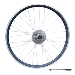 QR 700c (ETRTO 622x14) Road Racing Bike REAR Wheel 8 Speed Freewheel - Sealed Bearings Hub - Double Wall