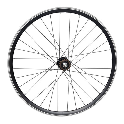 700c Fixie / Fixed / Single Speed Rear Wheel – Rim Brake – Bolt-On Axle – 15mm Rim – Flip-Flop Hub