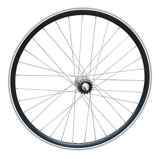 700c Fixie / Fixed / Single Speed Rear Wheel – Rim Brake – Bolt-On Axle – 15mm Rim – Flip-Flop Hub