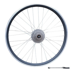 QR 26" (ETRTO 559x19) Mountain Bike REAR wheel 8/9 Speed Freewheel - Sealed Bearings Hub - Rim & Disc Brake Compatible - Double Wall