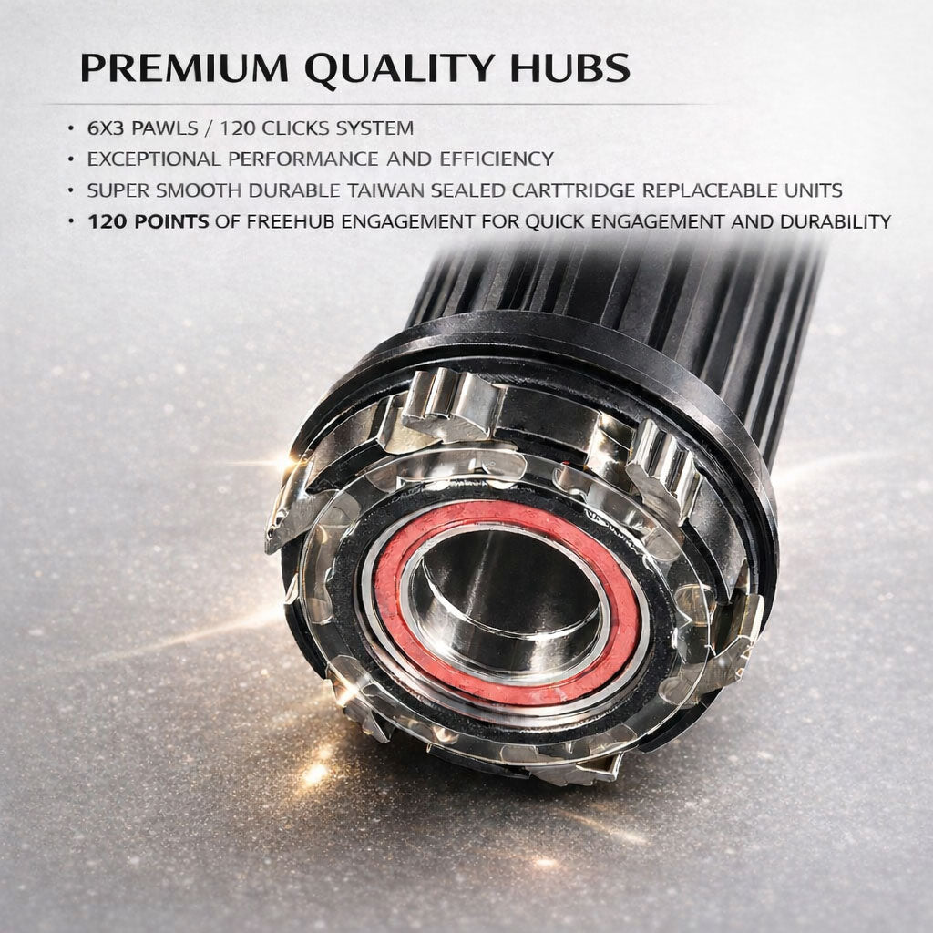 700c Hybrid / CX / Gravel Wheel Set – 6-Bolt Disc – QR / Thru Axle – 25mm Rim – Tubeless Compatible – Performance Hubs – HG / XD / XDR – 8–12 Speed – 2085g