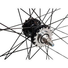 700c Fixie / Fixed / Single Speed Rear Wheel – Rim Brake – Bolt-On Axle – 15mm Rim – Flip-Flop Hub