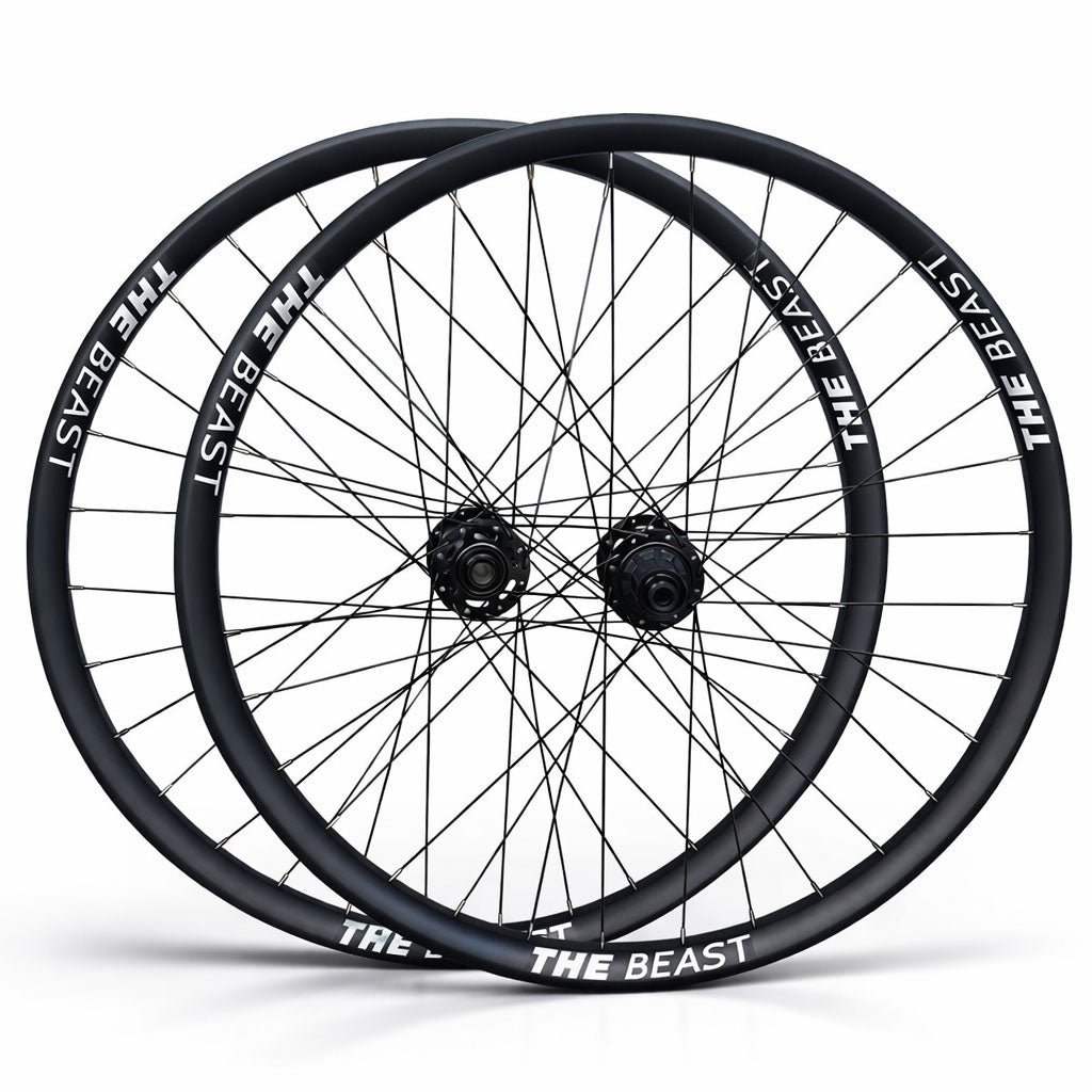 27.5” 650b MTB / E-Bike Wheel Set – 6-Bolt Disc – 15×110 Boost Front / 12×148 Boost Rear – 30mm Rim – Tubeless Compatible – Performance Hubs – HG / XD / Microspline – 8–12 Speed