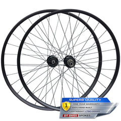 QR / THRU AXLE 700c (ETRTO 622x20) Road Hybrid CX Cyclocross Gravel Bike DISC BRAKE Wheelset 8/9/10/11/12 Speed - HG / SRAM XDR - 6x3 Pawls Taiwan Sealed Bearings Hubs - DT Swiss Champion Spokes - Tubeless Compatible - Lightweight 1790g