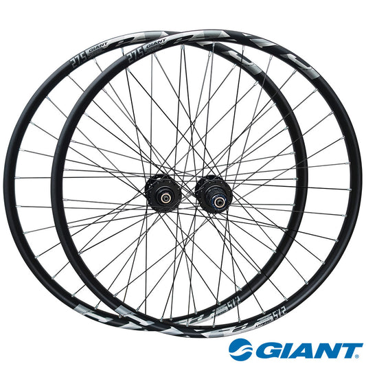 Giant 27.5” MTB Wheel Set – Center Lock Disc – QR – 25mm Rim – Tubeless Compatible – Shimano Deore XT Hubs – 8–11 Speed – 1980g
