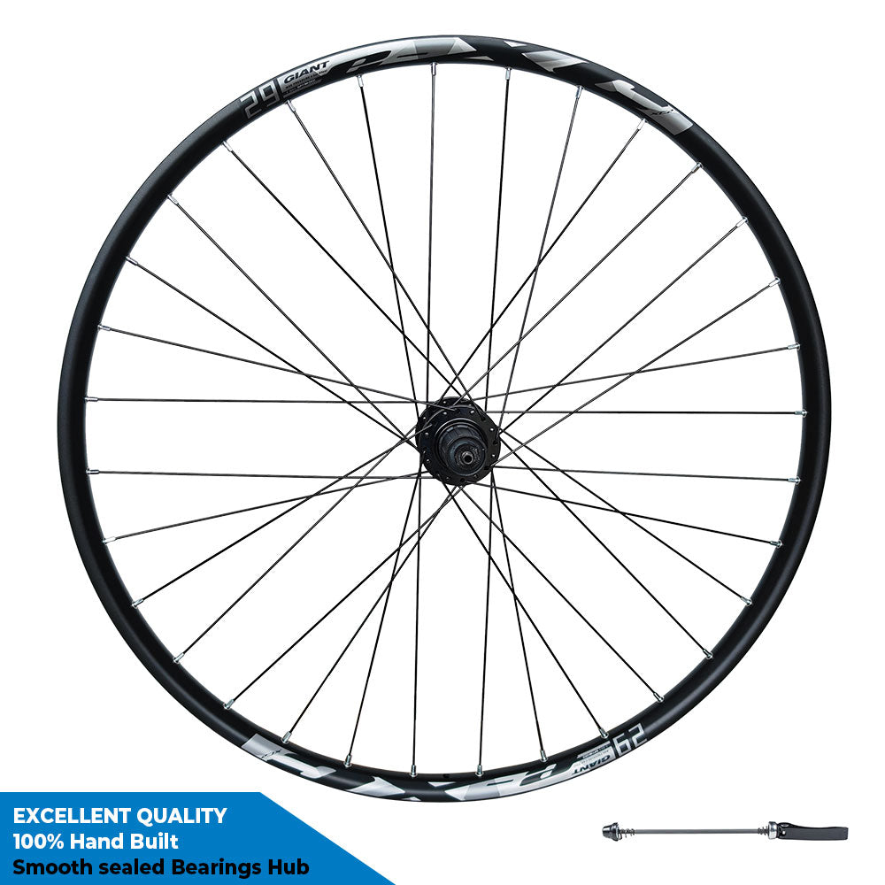 Giant XC2 QR 29" 29er (ETRTO 622x25) MTB Mountain Bike DISC REAR Wheel 7/8/9/10/11 Speed - Sealed Bearings (6 Bolt) Disc Brake Hub - Tubeless Compatible