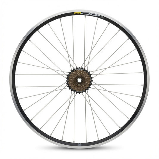 Mavic CXP 700c Road Rear Wheel – Rim Brake – QR – 15mm Rim – 6/7/8 Speed Freewheel