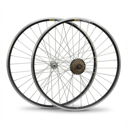 Mavic CXP 700c Road Wheel Set – Rim Brake – QR – 15mm Rim – 6/7/8 Speed Freewheel