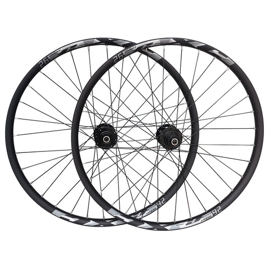 GIANT XC2 QR / THRU AXLE 26" (ETRTO 559x25) MTB Mountain Enduro Trail Bike Wheel Set 8/9/10/11/12 Speed - HG / Shimano Micro Spline / SRAM XD - 6x Pawls Taiwan Sealed Bearings Hubs - Tubeless Compatible