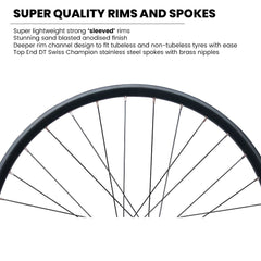 WTB ST i30 27.5” MTB Rear Wheel – 6-Bolt Disc – Boost 141mm QR – 30mm Rim – Tubeless Compatible – Performance Hub – HG / XD / Microspline – 9–12 Speed