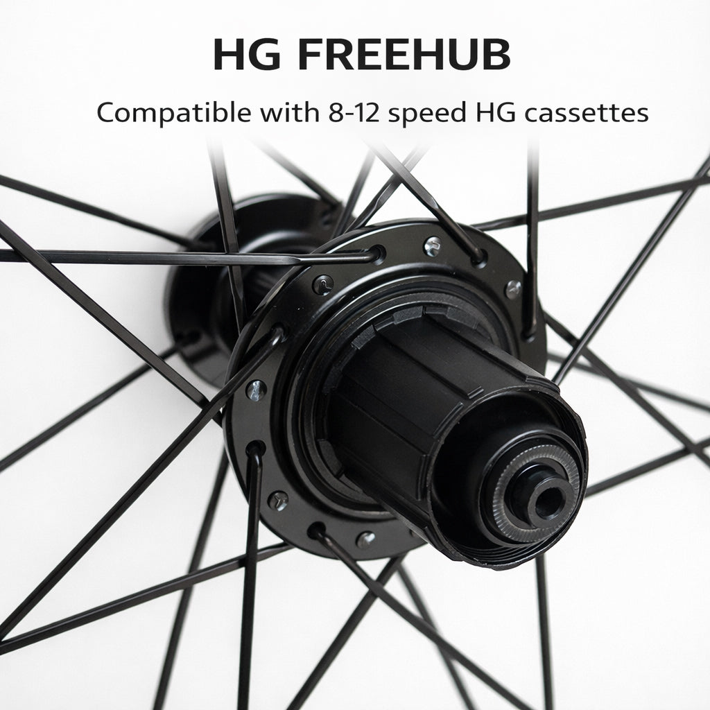700c Road Rear Wheel – Rim Brake – QR – 14mm Rim – PILLAR Aero-Bladed Spokes – Performance Hub – HG / XDR – 8–12 Speed – 910g