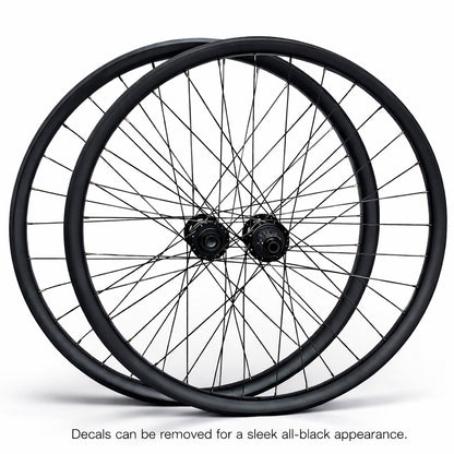 29” MTB / E-Bike Wheel Set – 6-Bolt Disc – 15×110 Boost Front / 12×148 Boost Rear – 30mm Rim – Tubeless Compatible – Performance Hubs – HG / XD / Microspline – 8–12 Speed