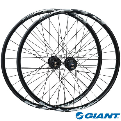 Giant 26” MTB Wheel Set – 6-Bolt Disc – QR / Thru Axle – 25mm Rim – Tubeless Compatible – Performance Hubs – HG / Microspline / XD – 8–12 Speed