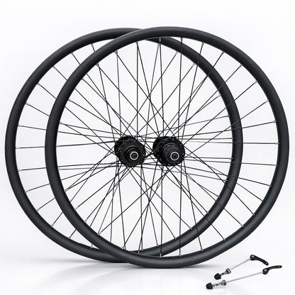 26” MTB Wheel Set – 6-Bolt Disc – QR – 20mm Rim – 7–11 Speed