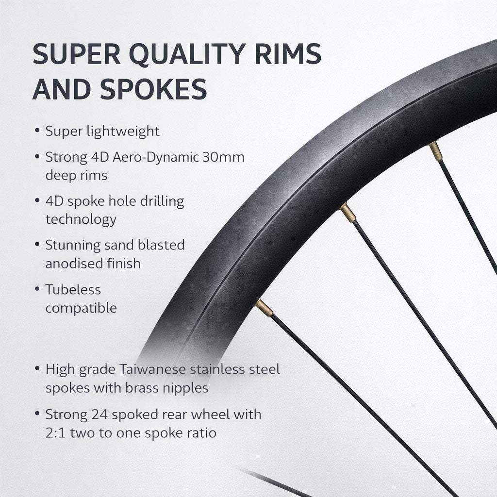 700c Road Wheel Set – Rim Brake – QR – 17mm Rim – Tubeless Compatible – 8–11 Speed – 1700g