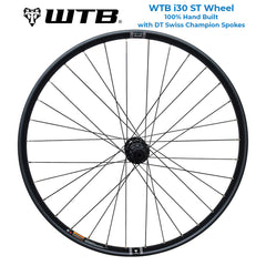 WTB ST i30 27.5” MTB Rear Wheel – 6-Bolt Disc – Boost 141mm QR – 30mm Rim – Tubeless Compatible – Performance Hub – HG / XD / Microspline – 9–12 Speed