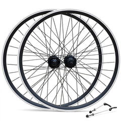 700c Hybrid / Gravel Wheel Set – Rim & Disc Brake – QR – 20mm Rim – 7/8/9/10 Speed - Tubeless Compatible
