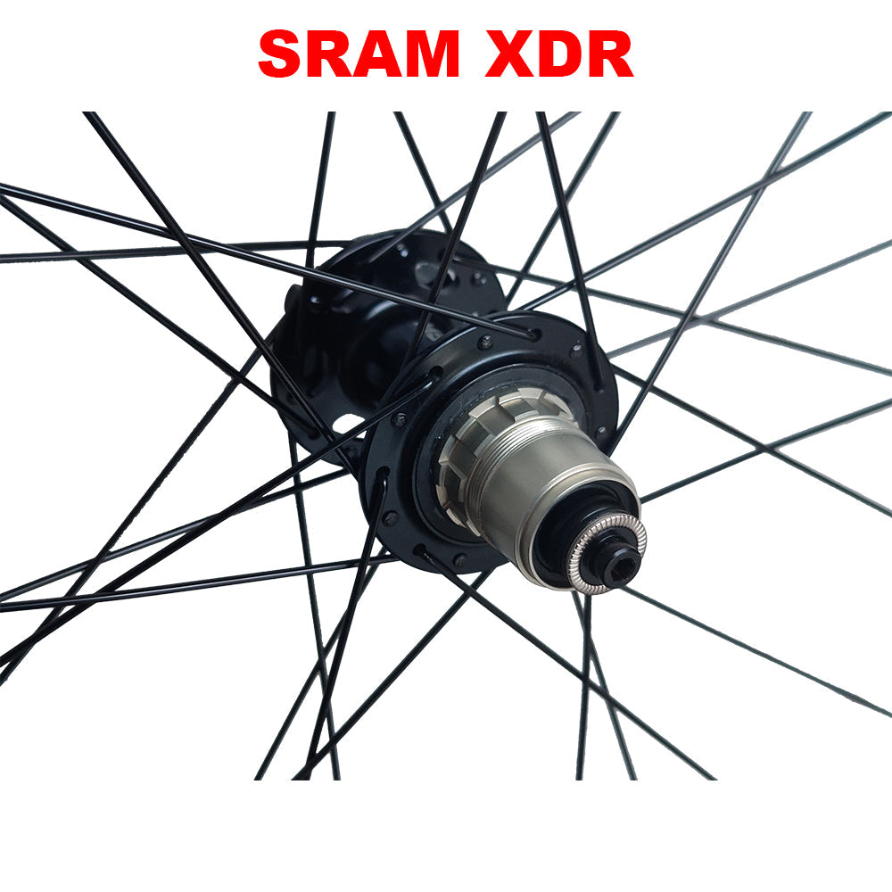 QR / THRU AXLE 700c (ETRTO 622x20) Road Hybrid CX Cyclocross Gravel Bike DISC BRAKE REAR Wheel 8/9/10/11/12 Speed - HG / SRAM XD XDR - 6x Pawls Taiwan Sealed Bearings Hub - DT Swiss Champion Spokes - Tubeless Compatible - Lightweight 950g