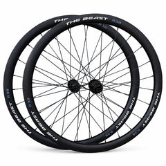 700c Road Wheel Set – Center Lock Disc – Thru Axle – 38mm deep section Rim – Tubeless Compatible – Performance Hubs – HG / XDR – 8–12 Speed – 1680g