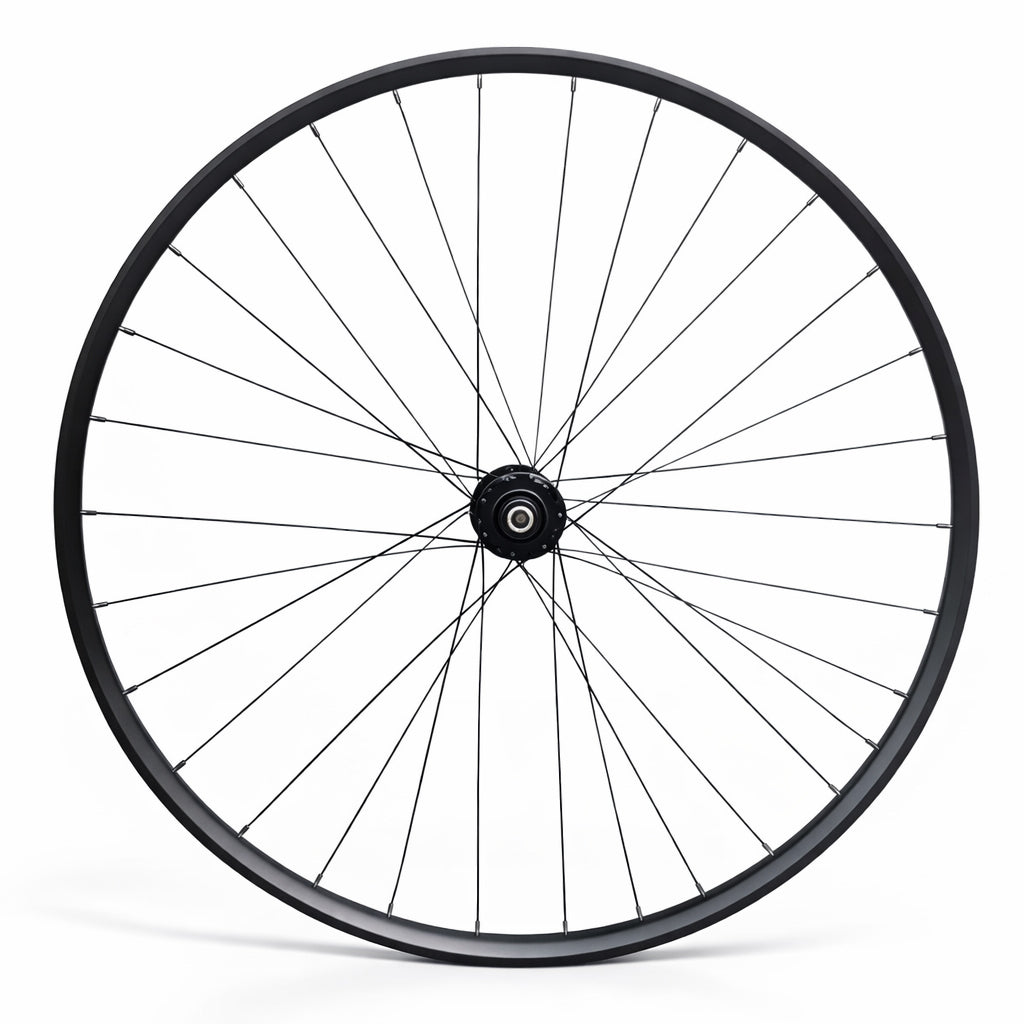 700c Road / Hybrid / CX / Gravel Front Wheel – 6-Bolt Disc – QR / Thru Axle – 20mm Rim – Tubeless Compatible – 840g