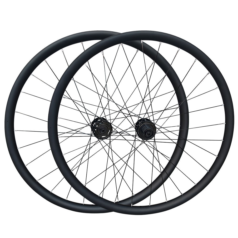HIGH END - 700C GRAVEL SPECIFIC DISC WHEELSET - QR / THRU AXLE 700c (ETRTO 622x25) CX Cyclocross Gravel Bike Wheelset 8/9/10/11/12 Speed - HG / SRAM XD XDR - Premium 6x3 Pawls Taiwan Sealed Bearings Hubs - Tubeless Compatible - 1770g