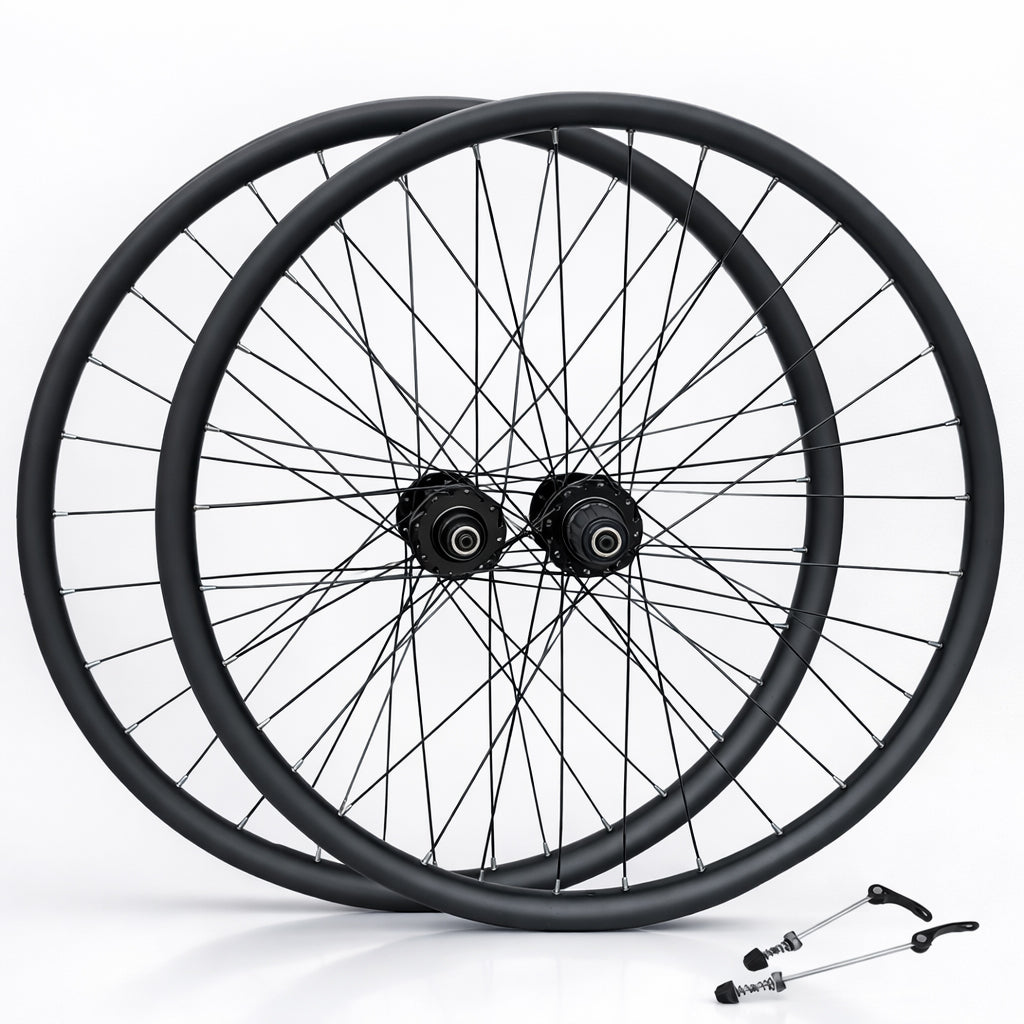 Carrera Vendetta 27.5” MTB Wheel Set – 6-Bolt Disc – Boost 141mm QR – 30mm Rim – Tubeless Compatible – 9–12 Speed