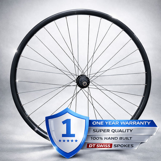 QR / THRU AXLE 700c (ETRTO 622x25) Hybrid Cyclocross Gravel Bike Rear Wheel  8/9/10/11/12 Speed - HG / Shimano Micro Spline / SRAM XD - 6x Pawls Sealed Bearings (6 Bolt) Disc Brake Hub - Tubeless Compatible