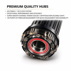 700c Road / Hybrid / CX / Gravel Wheel Set – 6-Bolt Disc – QR / Thru Axle – 20mm Rim – Tubeless Compatible – Performance Hubs – HG / XDR – 8–12 Speed – 1790g