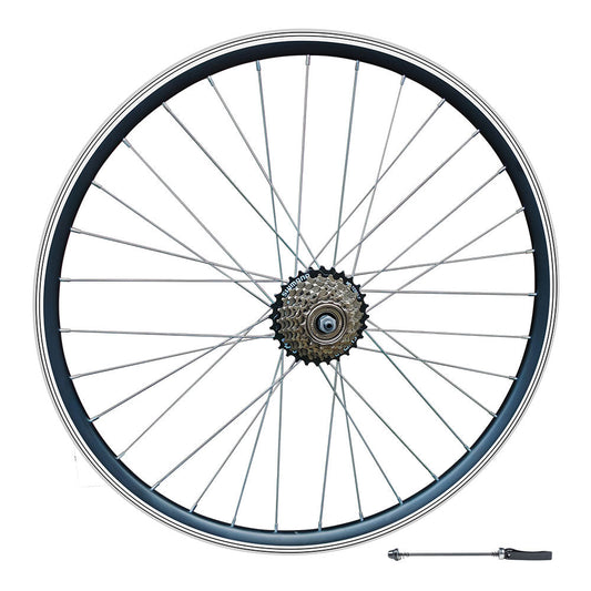 27.5” MTB Rear Wheel – QR – Rim & Disc Brake – Shimano 6/7 Speed Freewheel